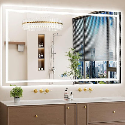 36"x60" LED Bathroom Mirror by WISSMILESHOME