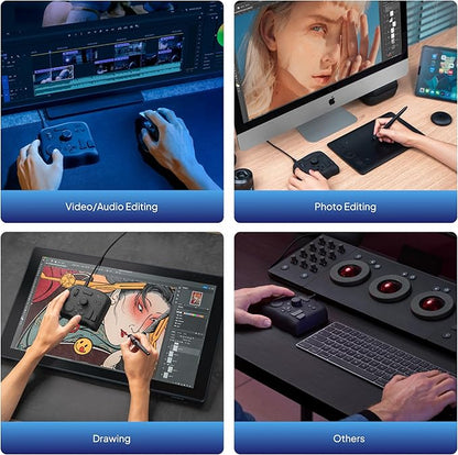 TourBox NEO - Customizable Editing Controller, Photo Color Grading Illustration - Image 8
