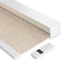 Tipiace Motorized Blinds with Remote Window Roller Shade Wireless Rechargeable by Tipiace