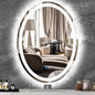 30 x 20 Inch Oval Vanity Mirror by MEIOUKA