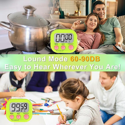 ZILLEEN Classroom Timer for Kids Teachers 2 Pack Digital Tmers - Image 4