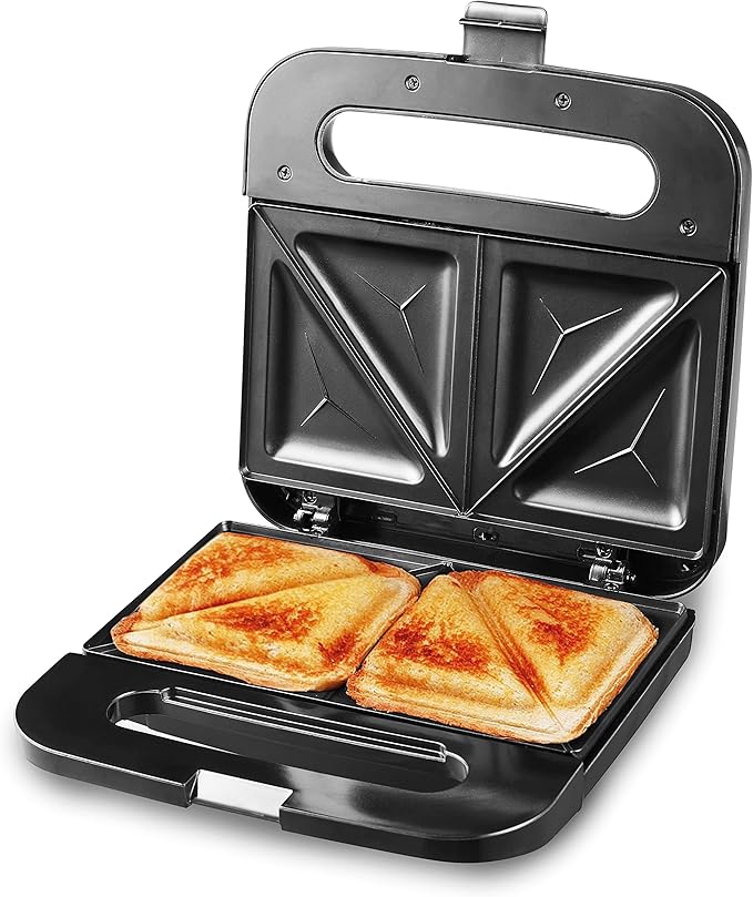 Elite Gourmet ESM2207XSS Sandwich Panini Maker Grilled Cheese, Machine Tuna by EliteGourmet