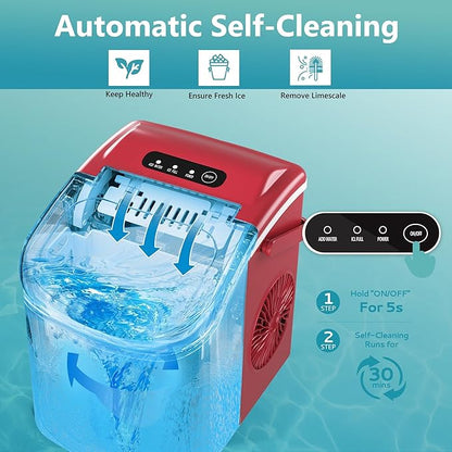 EUHOMY Countertop Ice Maker Machine - Image 5