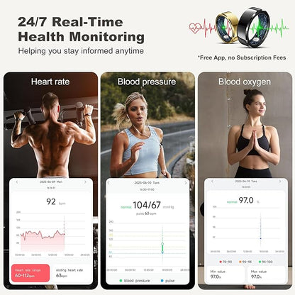 RIFESI Smart Ring for Women Men, Fashion Minimalist Fitness Ring & Sleep - Image 3