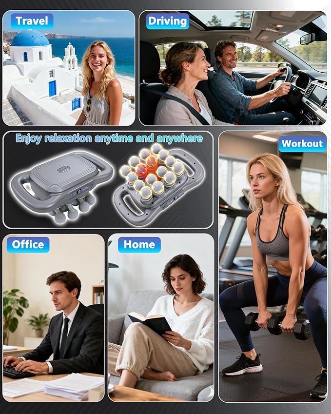 16-Head Massage Gun, Deep Tissue Percussion Massager - Image 8