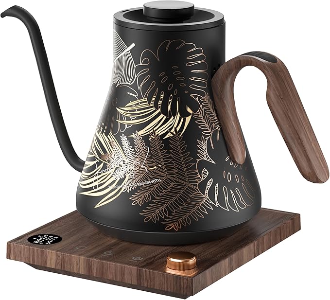 Electric Kettle, Gooseneck Electric Kettle, ±1℉ Precise Temperature Control by Cocinare