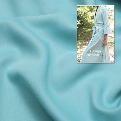 DUALIFE Aqua Curtains for Living Room Bedroom Light Blocking Window Curtains - Image 4