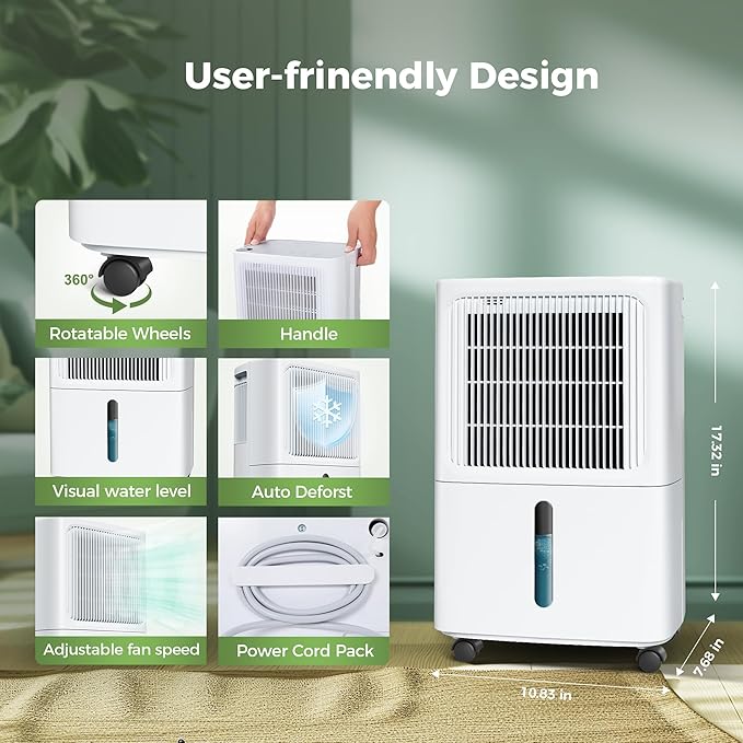 2, 500 Sq.Ft Dehumidifier for Basement - Image 9
