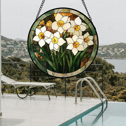 CRISGIF Stained Glass Window Hanging - Image 5