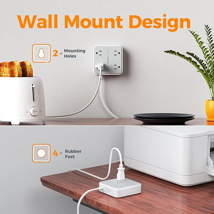 TESSAN Surge Protector Power Strip - Image 6