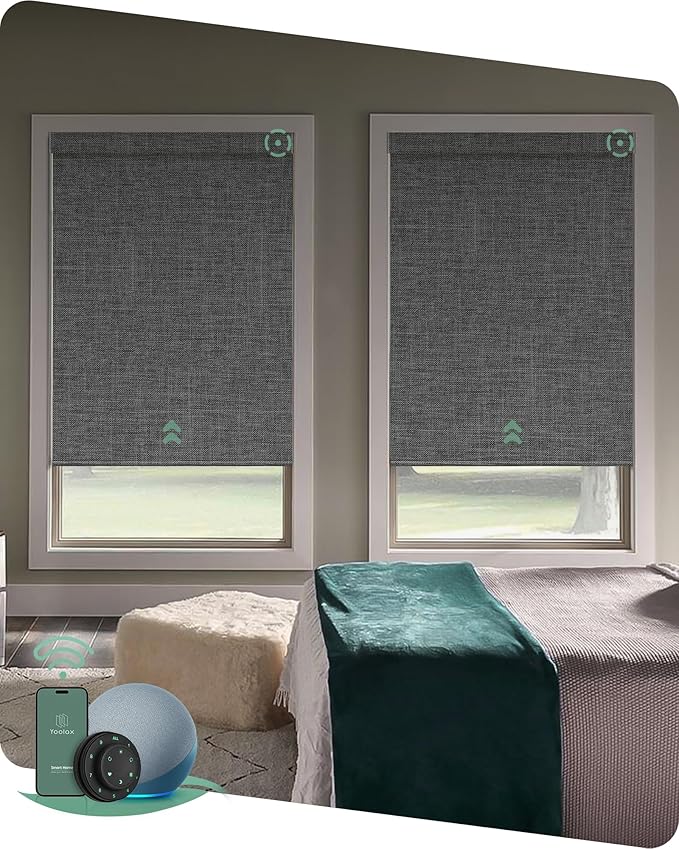 Yoolax Motorized Blinds with Remote, Smart Blinds by Yoolax