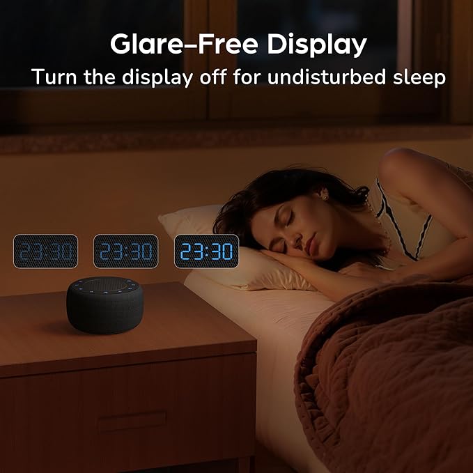 BUFFBEE Alarm Clock with Bluetooth Speaker & FM Radio - Image 5