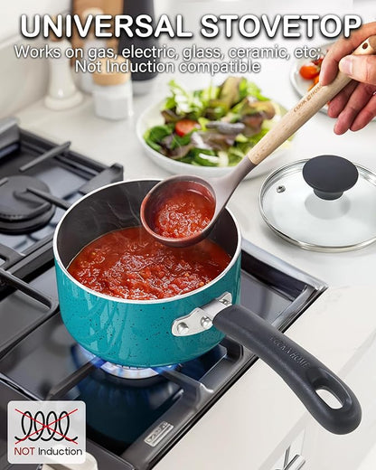 Cook N Home Non Stick Sauce Pan, 3 Quarts Saucepan - Image 3
