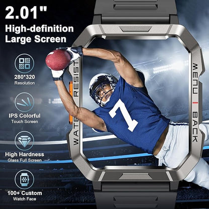 Military Smart Watch for Men, Outdoor Sports Smartwatch - Image 6