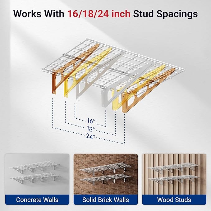 FLEXIMOUNTS 2-Pack 2x6ft Garage Shelving - Image 8