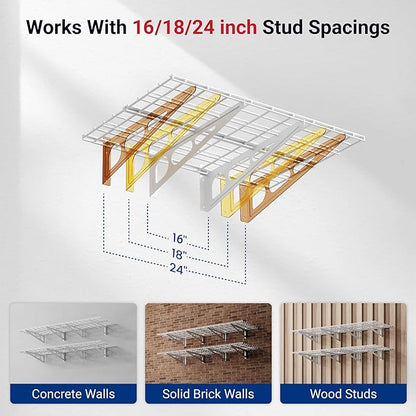 FLEXIMOUNTS 2-Pack 2x6ft Garage Shelving - Image 8