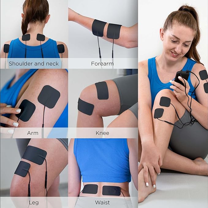4 in 1 - D.I.Y & Tens Unit & EMS & Massage Muscle Stimulator, Dual Channel TENS - Image 6