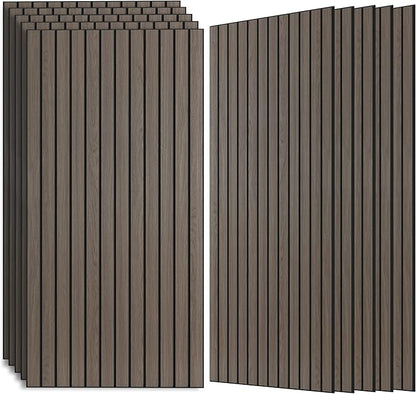 AUTORIFIC Wood Veneer Sound Panels, 10 Pack 47.2”x23.6” Wall Panels, Decorative by AUTORIFIC