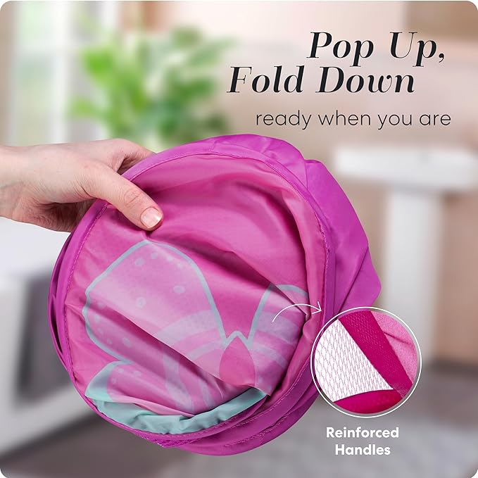 Handy Laundry Collapsible Mesh Pop Up Hamper - Image 3