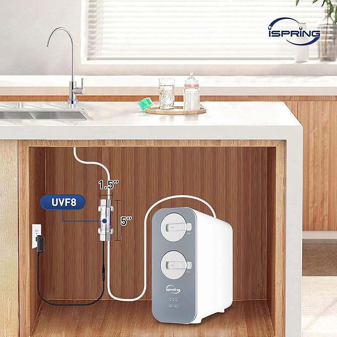 iSpring RO800G+UVF8 Tankless Reverse Osmosis System - Image 4
