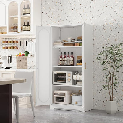Metal Storage Cabinet with 3 Adjustable Shelves, Living Room, Hallway - Image 6
