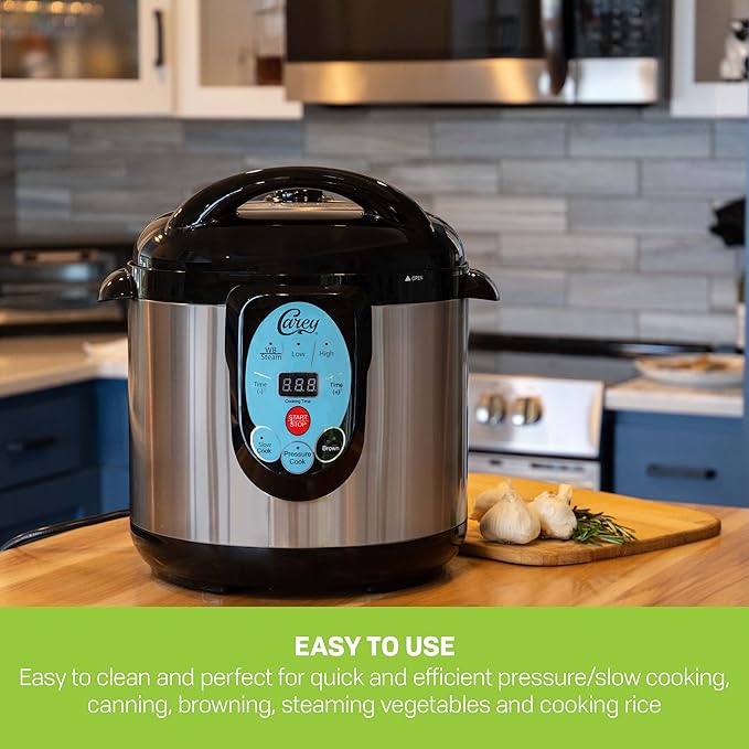CAREY DPC-9SS Smart Electric Pressure Cooker and Canner, Stainless Steel - Image 7