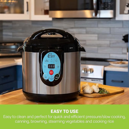 CAREY DPC-9SS Smart Electric Pressure Cooker and Canner, Stainless Steel - Image 7