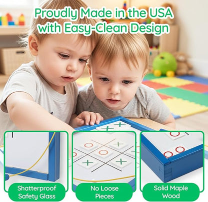 Magnetic Toddler Activity Wall Panel Toy – Interactive Wall Busy Board – - Image 4