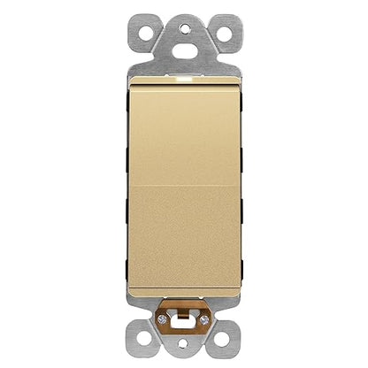 LIDER Minimalist Design Matte Finish Lighted Decorator Switch, Frameless Paddle by LIDER