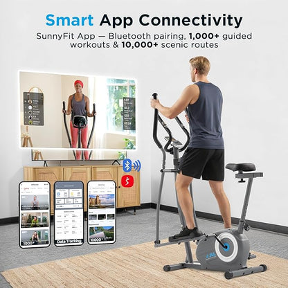 JLL Smart Upright Elliptical & Full-Body Cross Trainer – Compact, Low-Impact - Image 3