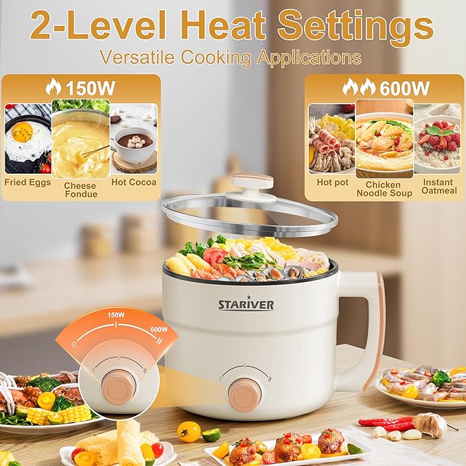 Stariver 1.5L Electric Hot Pot - Image 2