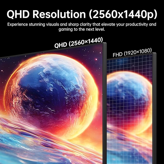 KTC 32 Inch 2K 120Hz Computer Monitor, IPS QHD 2560 x 1440p Monitor - Image 2