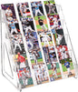 CELSOL 2 Pack Upgraded 5 Tier Acrylic Card Display Stand, Sports Cards by Unknown