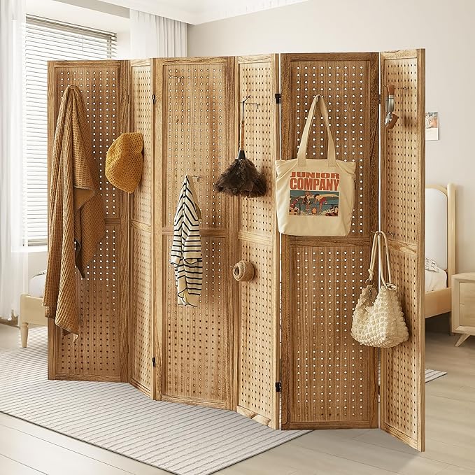 Aleesing 6 Panel Pegboard Display - Image 7