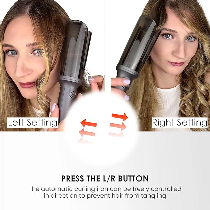 LA MAESII Automatic Rotating Curling Iron, Hair Curler - Image 4