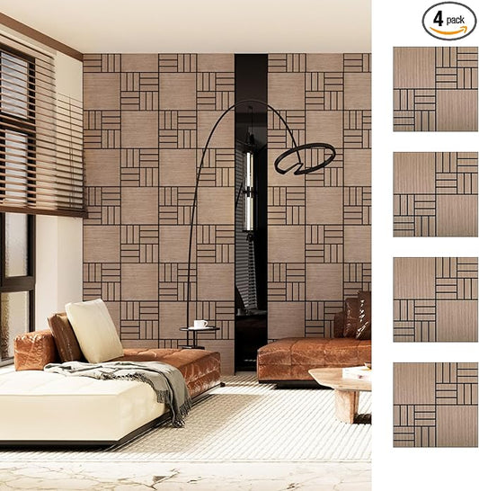 ARMURO 4 Packs Acoustic Wall Panels by ARMURO