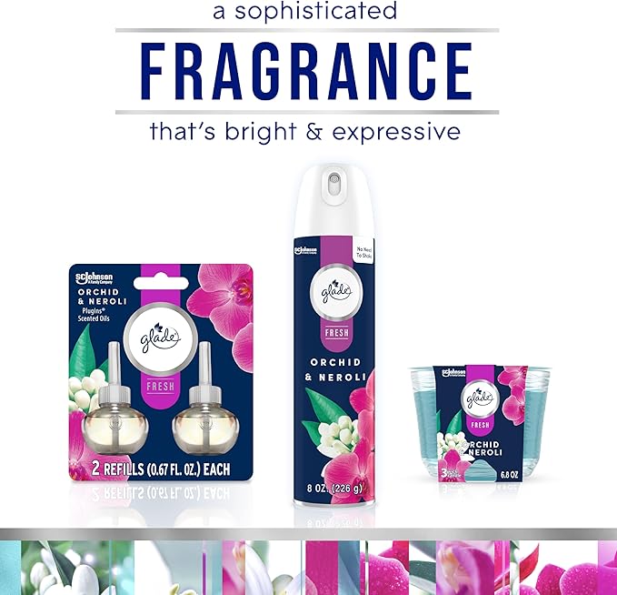 Glade Orchid & Neroli 3-Wick Candle, 6.8 Oz - Image 7