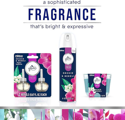 Glade Orchid & Neroli 3-Wick Candle, 6.8 Oz - Image 7