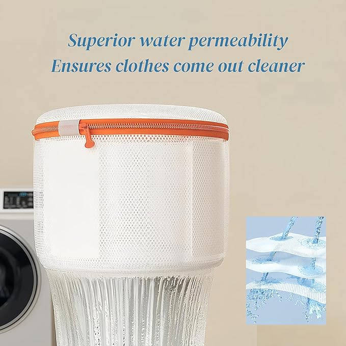 Bra Washing Bag with Anti-Deformation Structure and Fixed Hand-Wash Board - Image 6