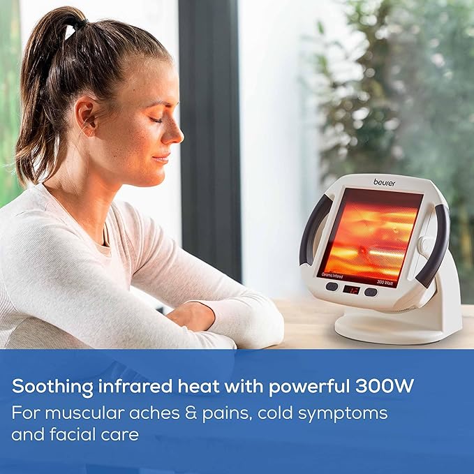 Beurer IL50 Infrared Heat Lamp Heated Red Light Therapy Lamp - Image 3