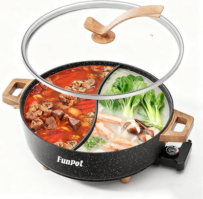 Electric Twin Compartment Hot Pot by Unknown