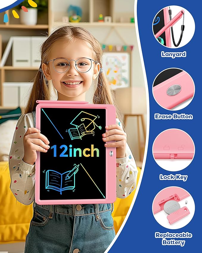 Bravokids 12 Inch LCD Writing Tablet - Image 4