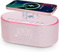 Odokee Wireless Charging Alarm Clock Radio: Qi Certified Fast Wireless Charger by Odokee