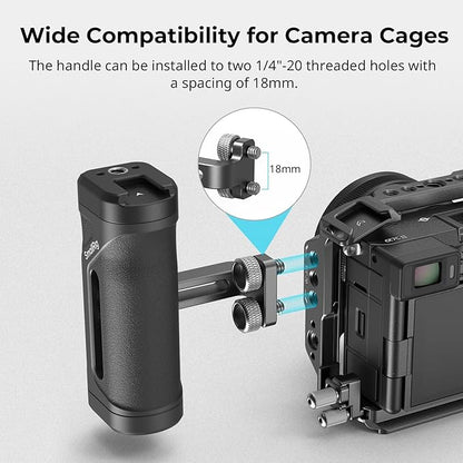 SmallRig Mini Side Handle for 1/4"-20 Threaded Holes, Camera Cage Handle for - Image 2
