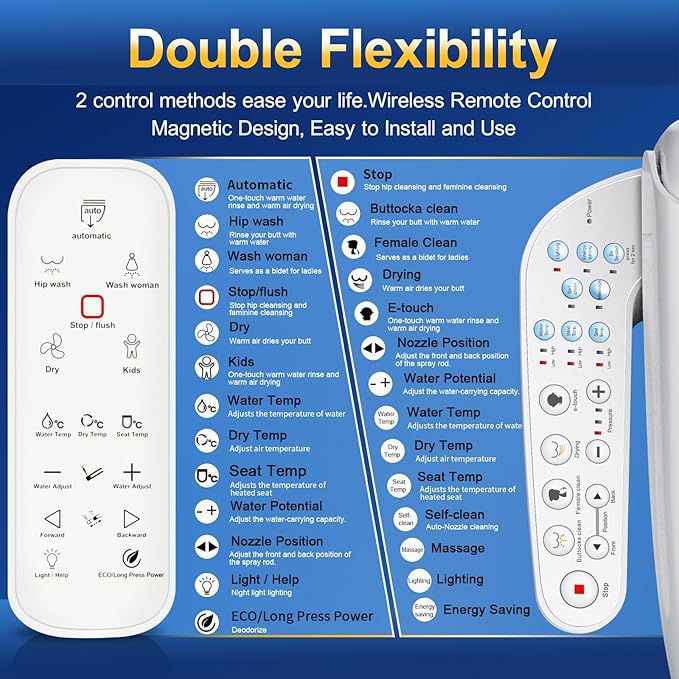 KERDE 08 Smart Electric Bidet Toilet Seat - Image 5