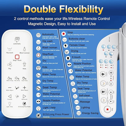 KERDE 08 Smart Electric Bidet Toilet Seat - Image 5