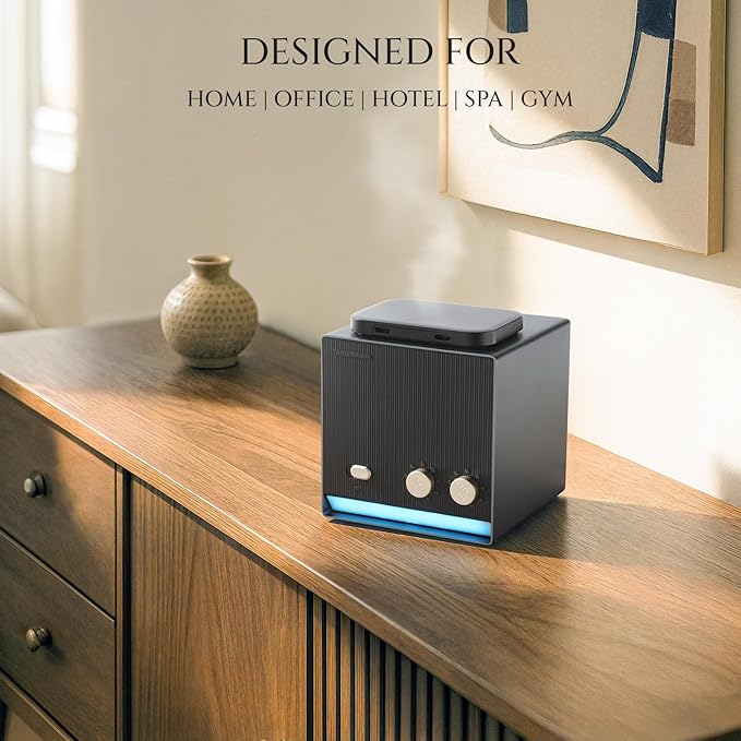 Smart Aroma Waterless Essential Oil Diffuser, Cold Air Tech Scent Air Machine - Image 4
