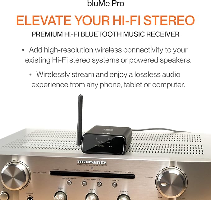 Auris Blume Pro HiFi Bluetooth 5.3 Music Receiver Long Range Bluetooth Adapter - Image 2