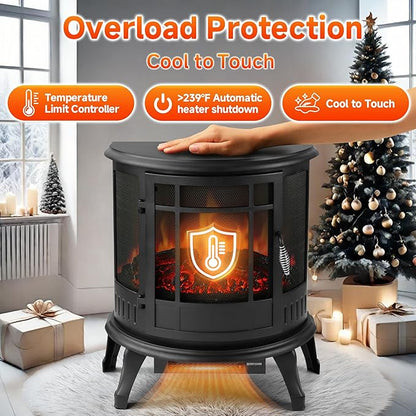25in Electric Fireplace Heater Stove - Image 7