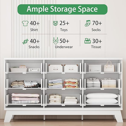 Xixini Fluted Dresser for Bedroom - Image 3